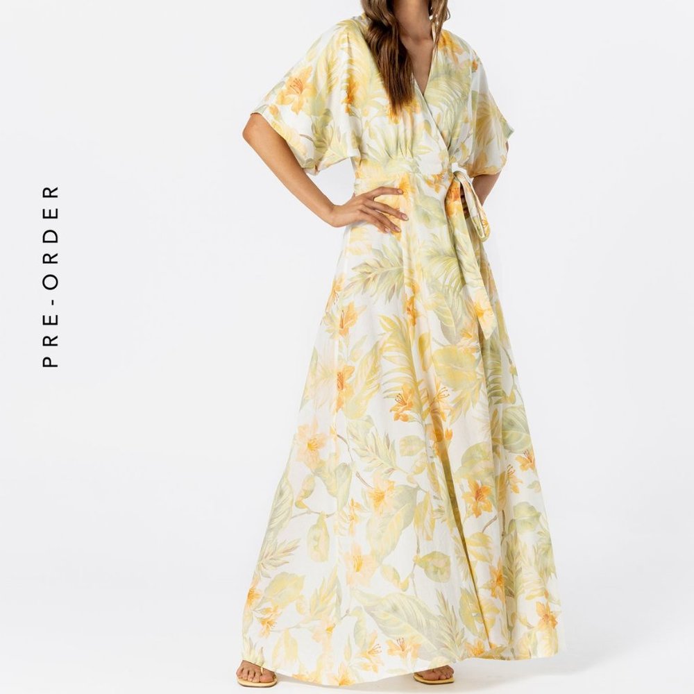 NWT Le Salty Jerry Gown in Citrus - Picture 5 of 7
